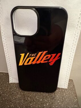 Black "The Valley" Graphic Phone Case - Slim Protective Cover